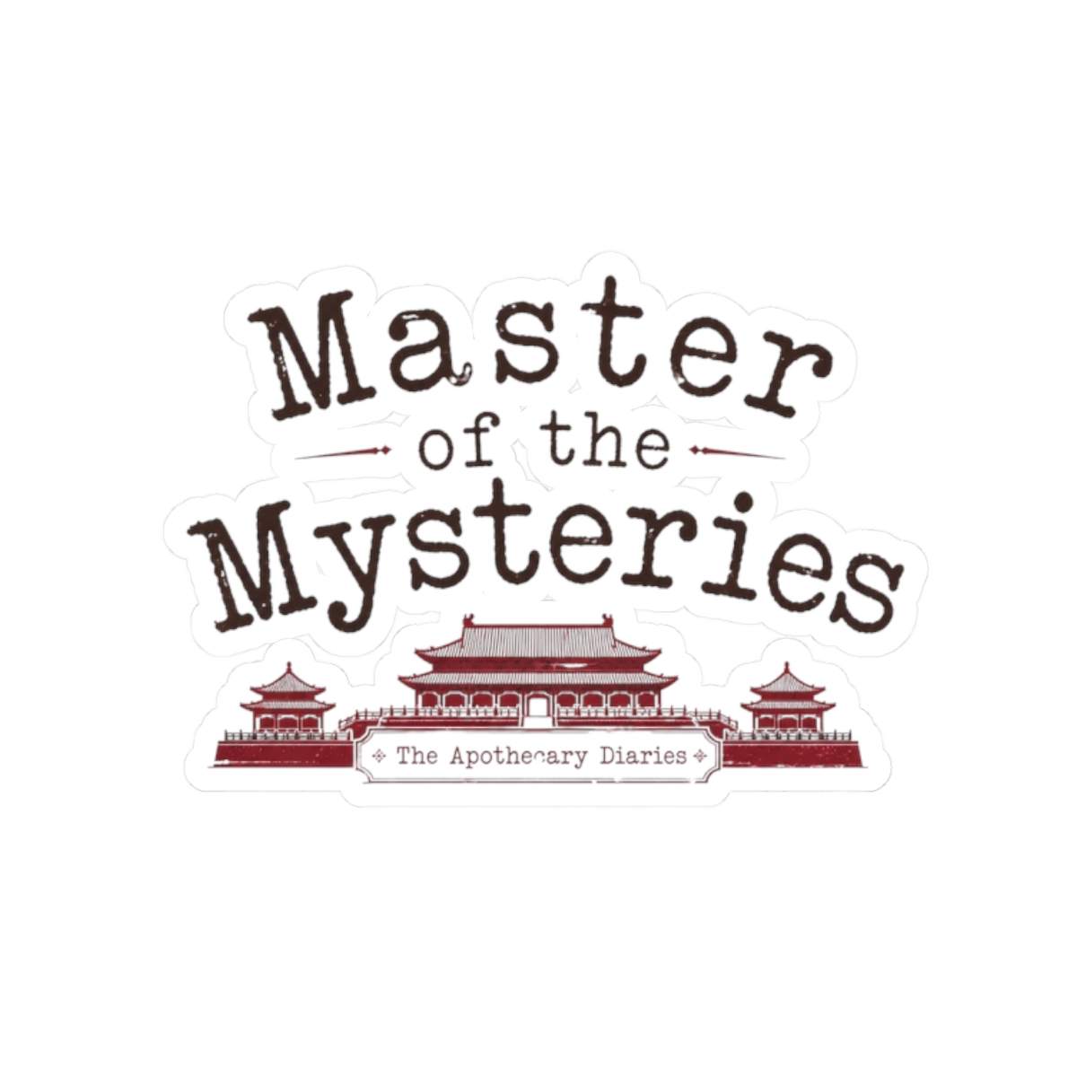 The Apothecary Diaries "Master of the Mysteries" Sticker - Official stickers merchandise