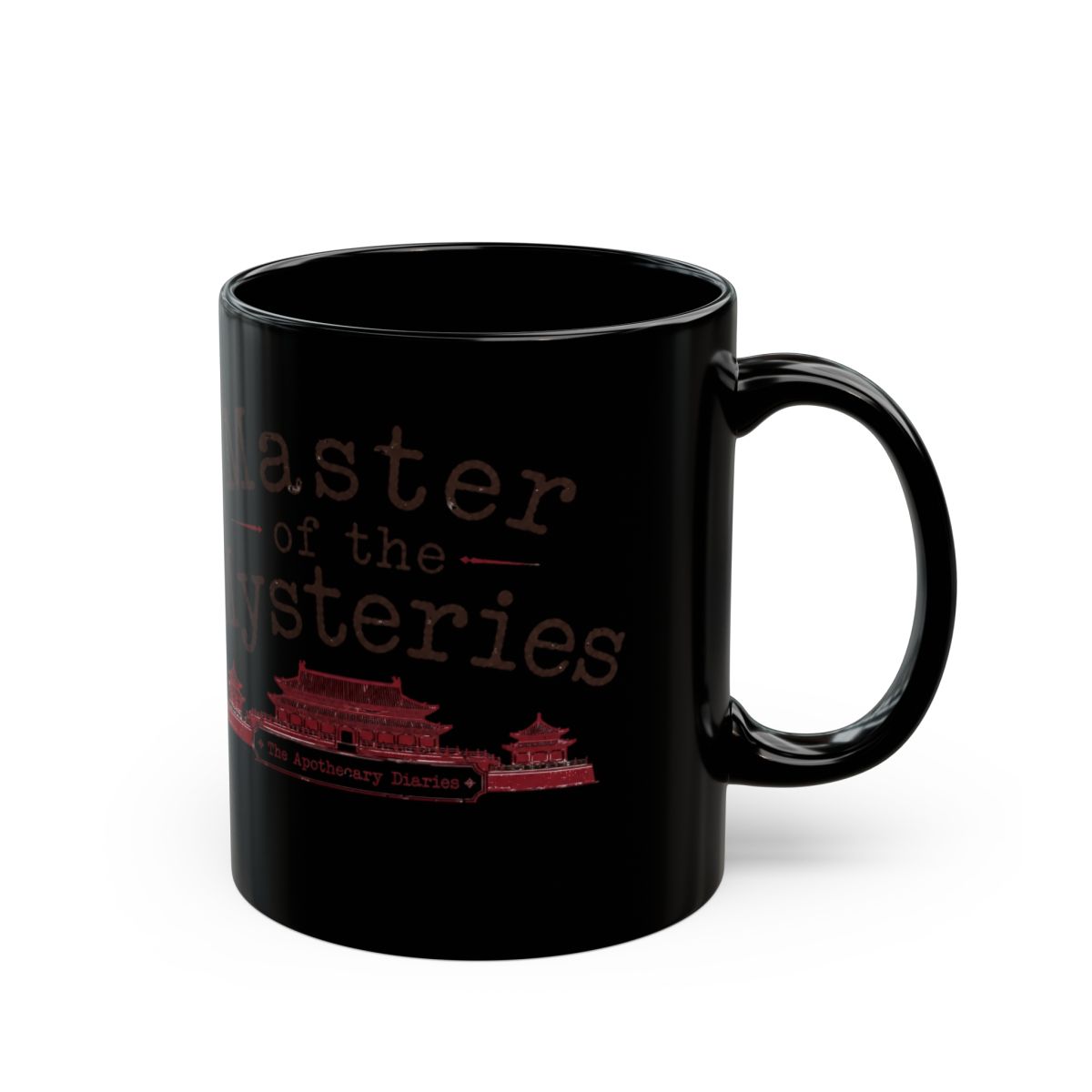 The Apothecary Diaries "Master of the Mysteries" Black Mug - Official mugs merchandise