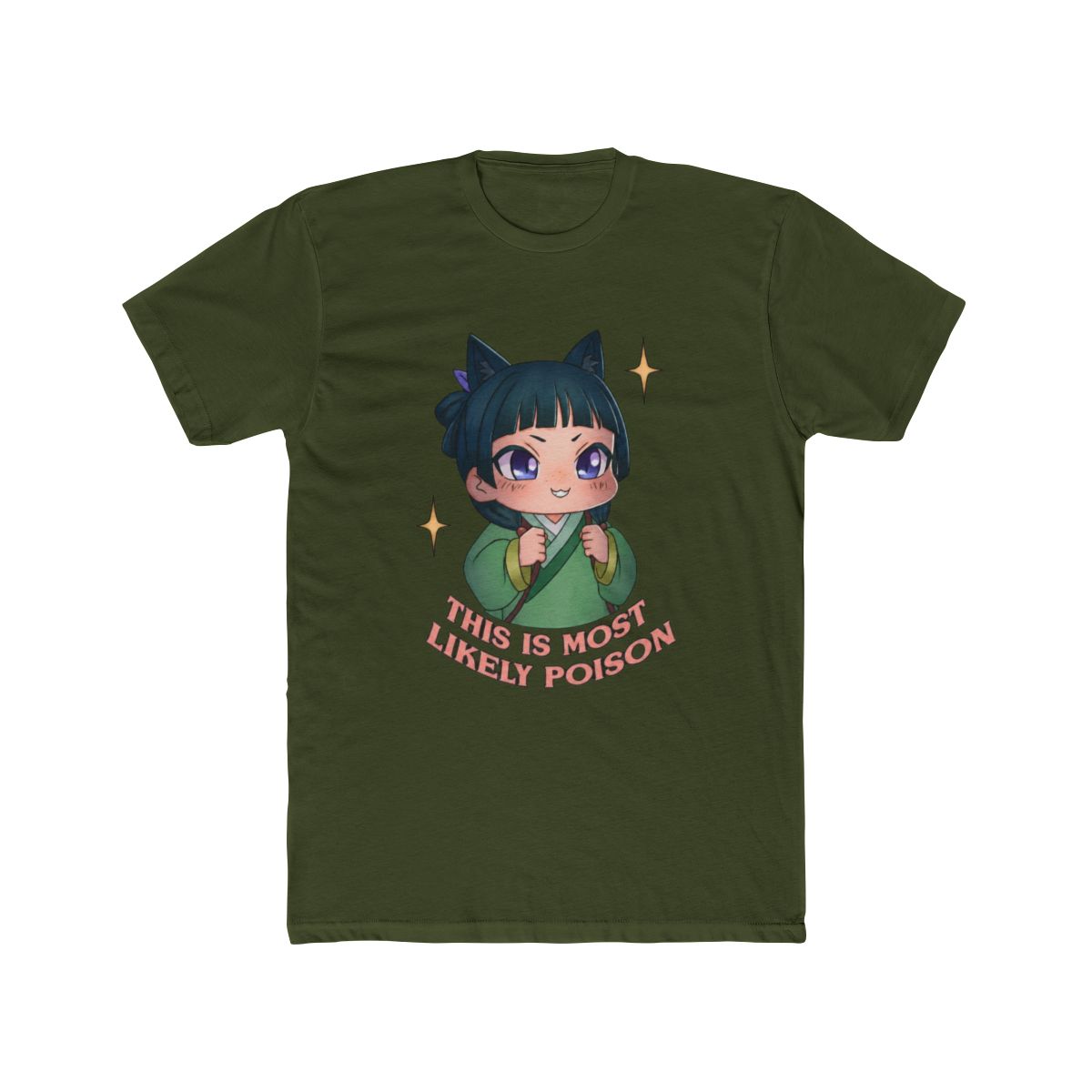 Scribble Likely Poison Apothecary Quote T Shirt | The Apothecary Diaries - alternate angle 2, merchandise