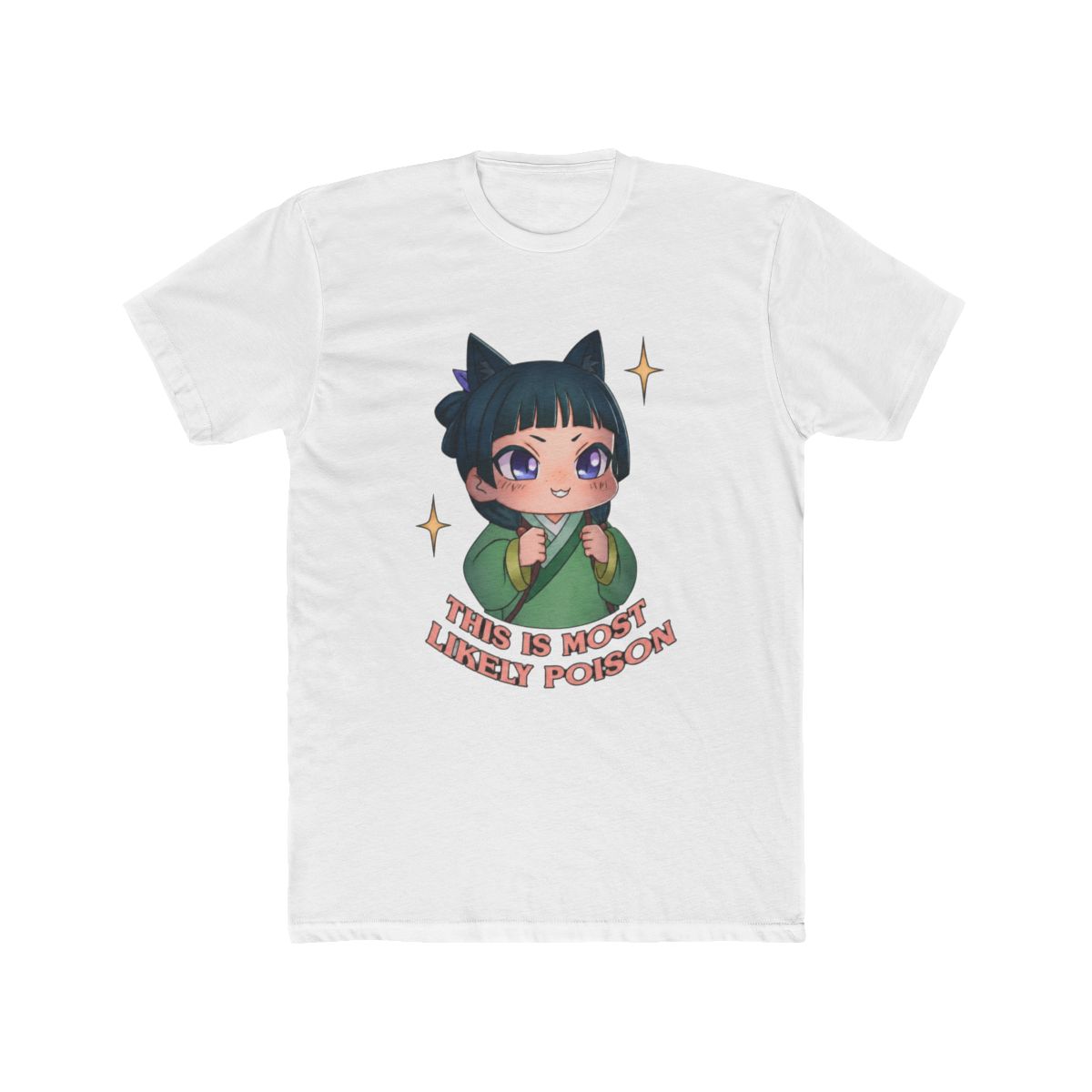 Scribble Likely Poison Apothecary Quote T Shirt | The Apothecary Diaries - alternate angle 4, merchandise