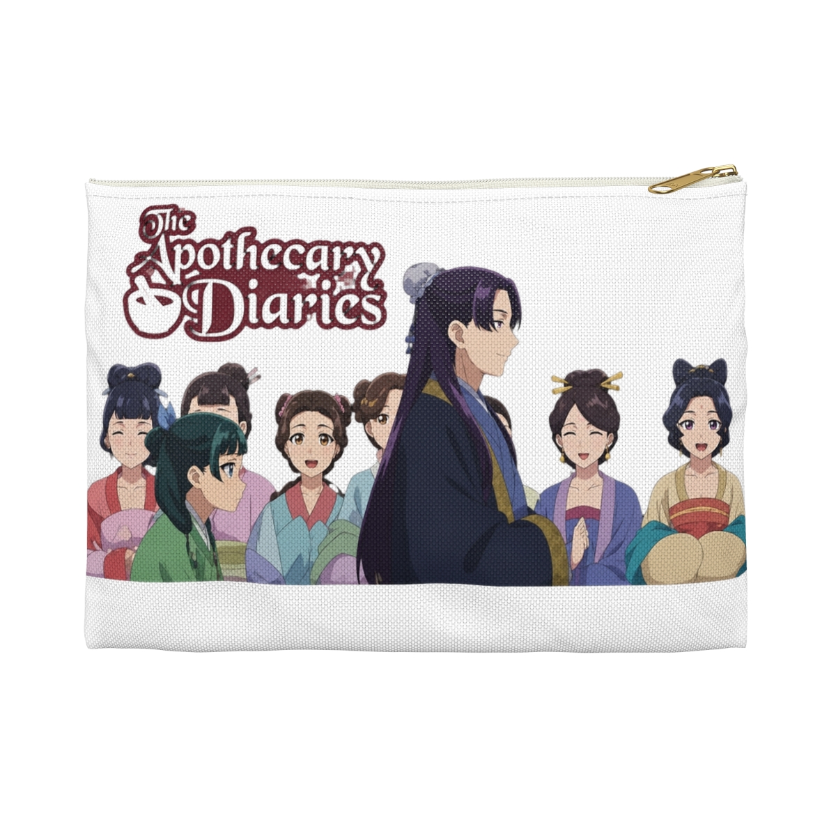 Buckle-Down The Apothecary Diaries Wallet, Zip Pouch, Apothecary Diaries Maomao Following Jinshi Scene and Logo, Canvas - alternate angle 4, merchandise